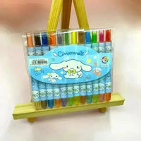Sanrio Rainbow Crayon Set (12 Pcs) - Bear Hugs