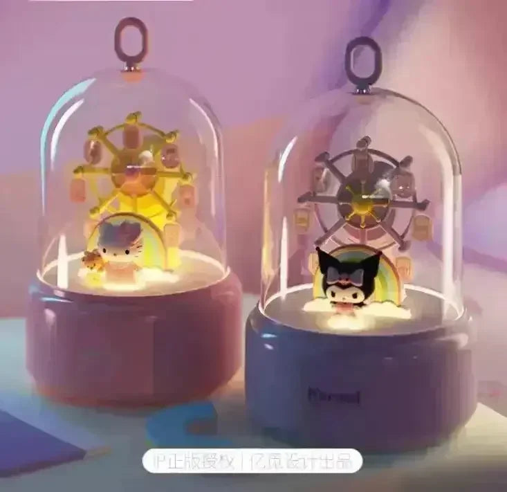 Sanrio Rotating Ferris Wheel Musical Night Lamp - Bear Hugs