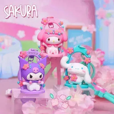 Sanrio Sakura Keychain - Bear Hugs