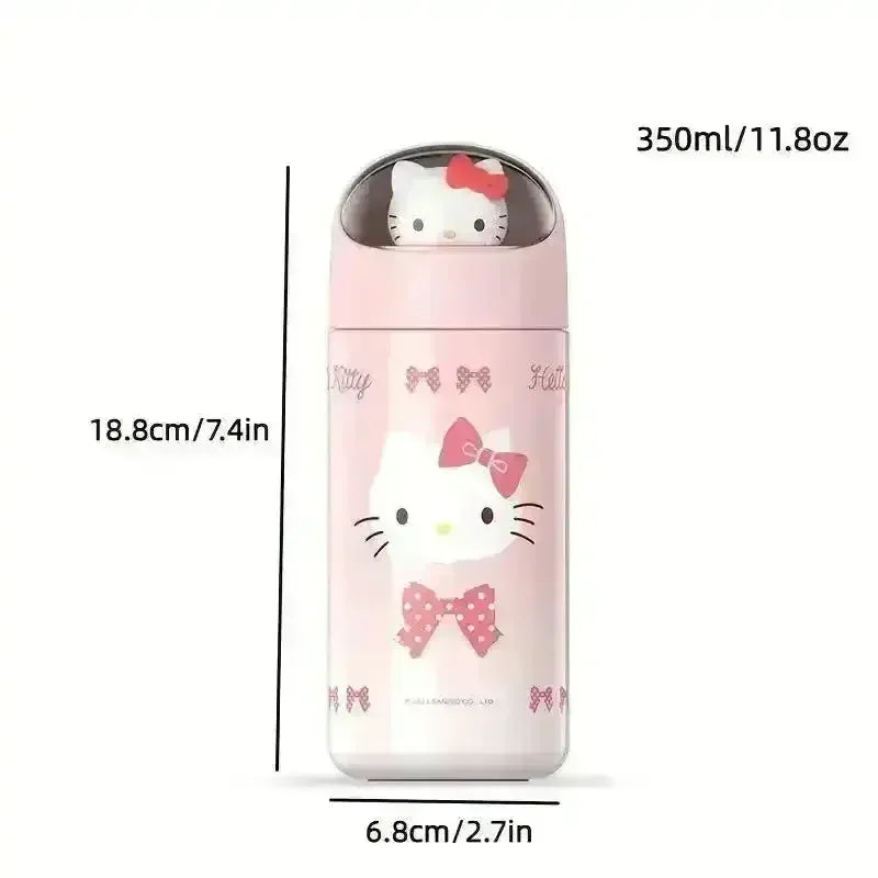 Sanrio Shiny Steel Sleek Bottle (500 ml) - Bear Hugs