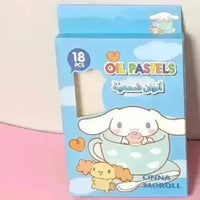 Sanrio Silky Oil Pastel Color Box (18 Pcs) - Bear Hugs
