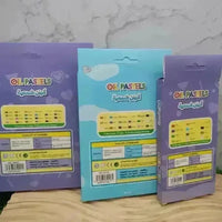 Sanrio Silky Oil Pastel Color Box (18 Pcs) - Bear Hugs