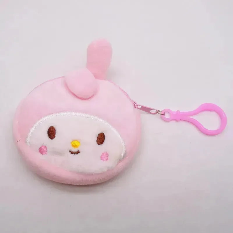 Sanrio Soft Serve Coin Purse Keychain - Bear Hugs
