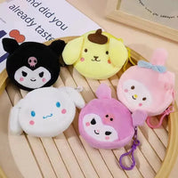 Sanrio Soft Serve Coin Purse Keychain - Bear Hugs