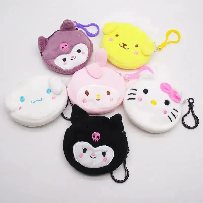 Sanrio Soft Serve Coin Purse Keychain - Bear Hugs