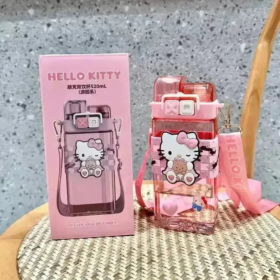 Sanrio Spout & Sip Tritan Water Bottle (520 ml) - Bear Hugs