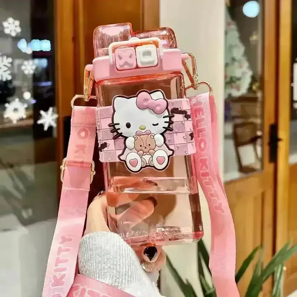 Sanrio Spout & Sip Tritan Water Bottle (520 ml) - Bear Hugs