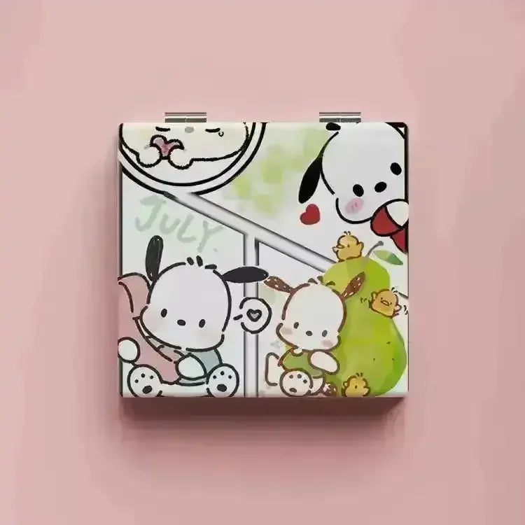 Sanrio Square Mini Makeup Mirror - Bear Hugs