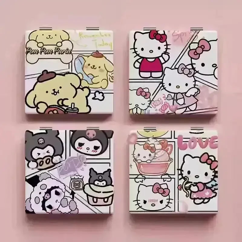 Sanrio Square Mini Makeup Mirror - Bear Hugs