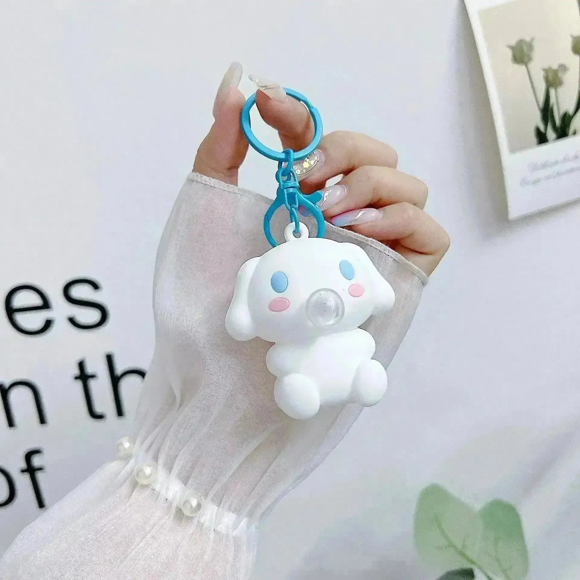 Sanrio Squishy Bubble Keychain - Bear Hugs
