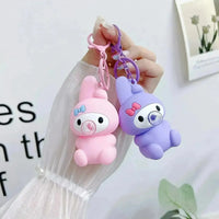 Sanrio Squishy Bubble Keychain - Bear Hugs
