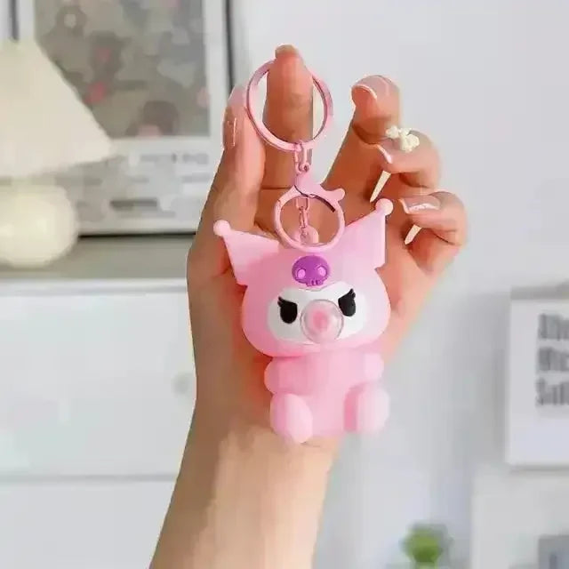 Sanrio Squishy Bubble Keychain - Bear Hugs
