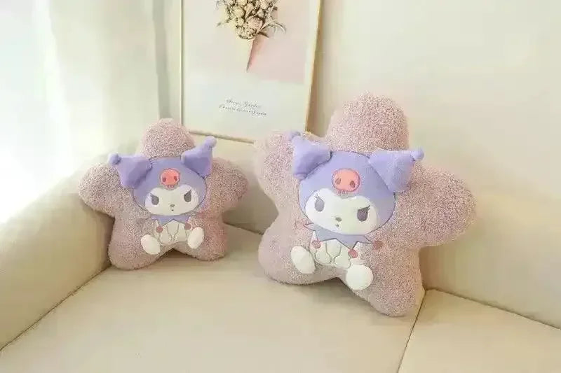 Sanrio Star Shaped Car Headrest and Back Plush Pillow - Bear Hugs