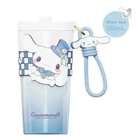 Sanrio Straw Thermos Cup (650 ml) - Bear Hugs