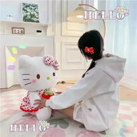 Sanrio Strawberry Hello Kitty Plushie - Bear Hugs
