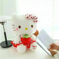 Sanrio Strawberry Hello Kitty Plushie - Bear Hugs