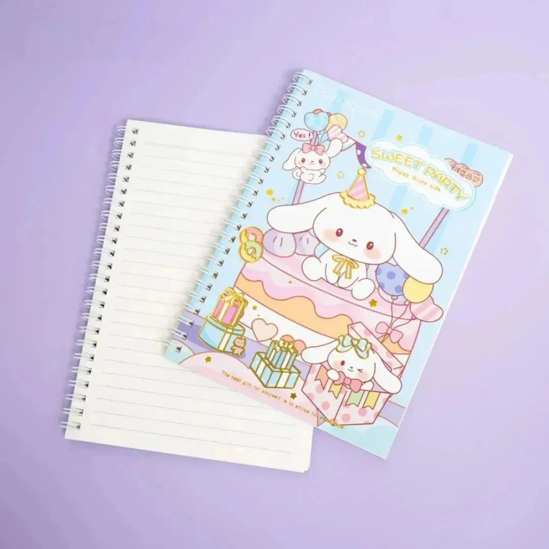 Sanrio Sweet Party Coiled A5 Notebook - Bear Hugs