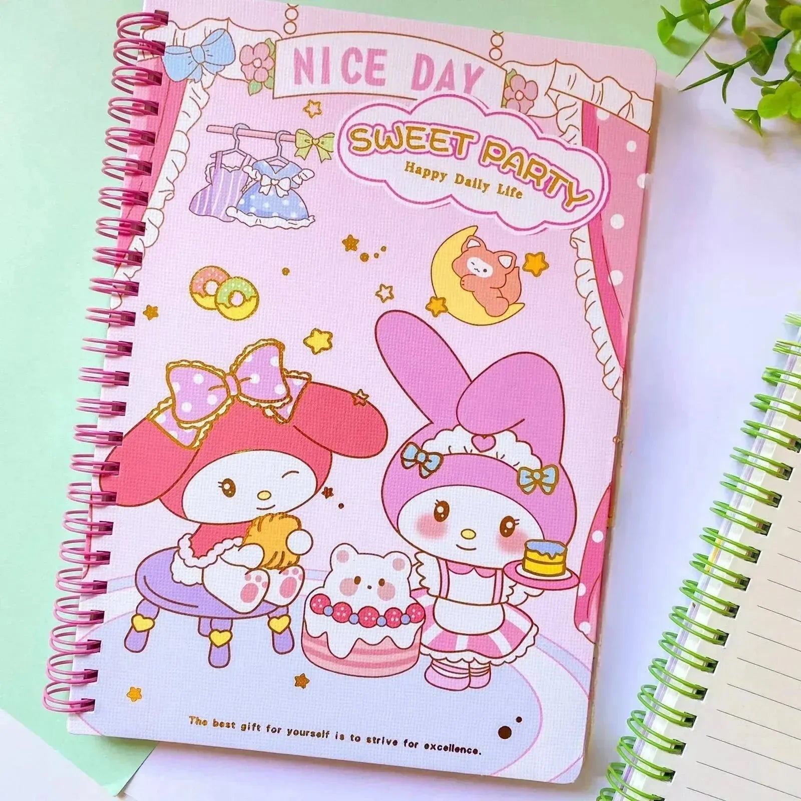 Sanrio Sweet Party Coiled A5 Notebook - Bear Hugs