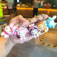 Sanrio Teddy Charm 3D Keychain - Bear Hugs
