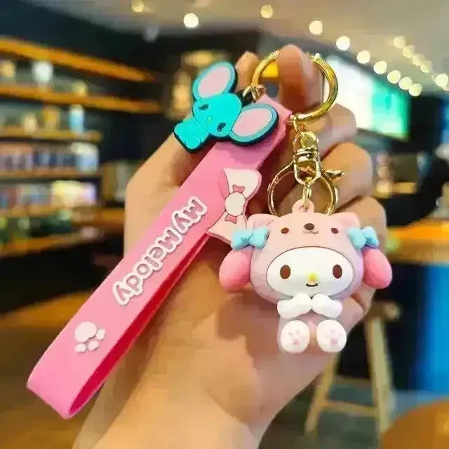 Sanrio Teddy Charm 3D Keychain - Bear Hugs