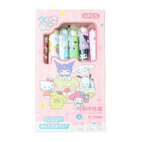 Sanrio Themed Erasable Gel Pen (Set Of 6) - Bear Hugs