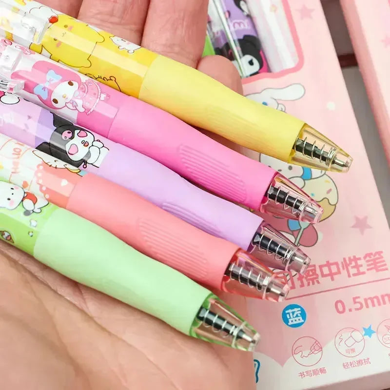 Sanrio Themed Erasable Gel Pen (Set Of 6) - Bear Hugs