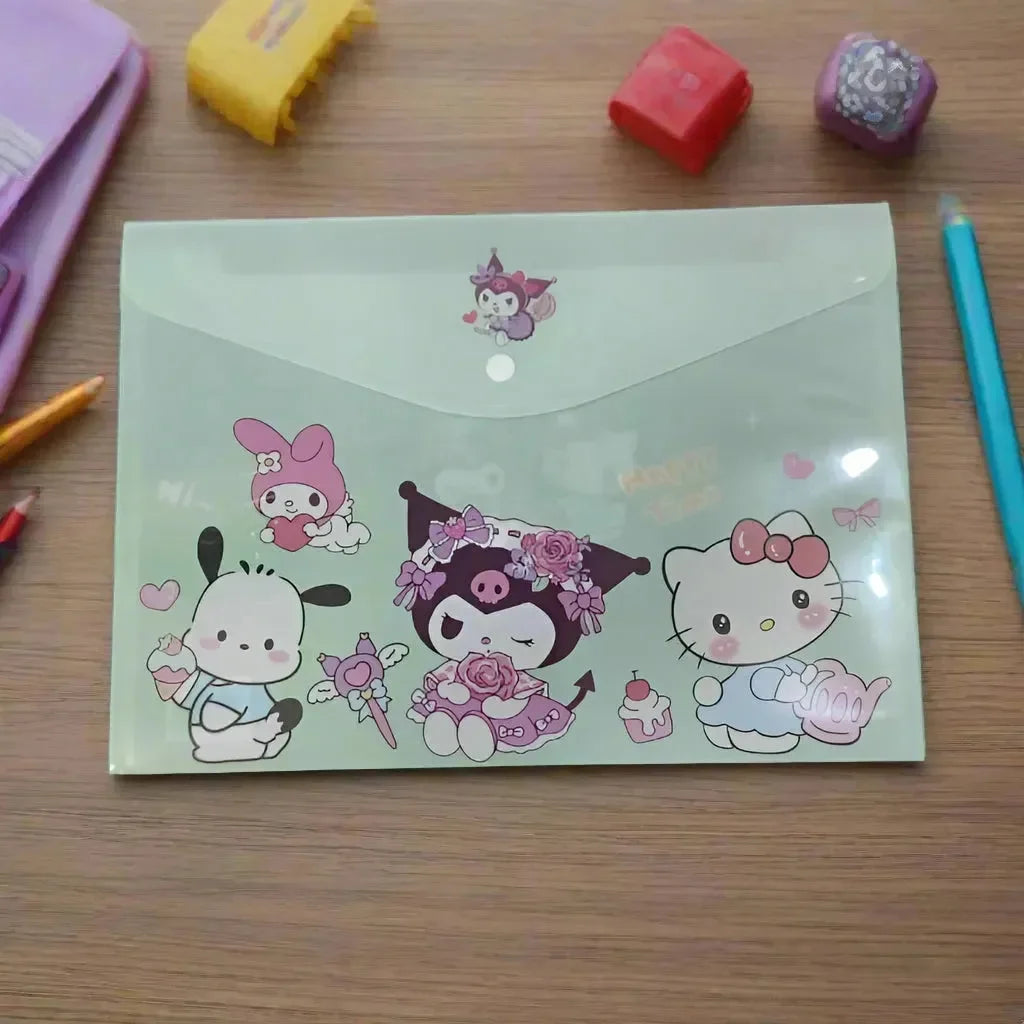 Sanrio Trendy A4 File Pouch - Bear Hugs