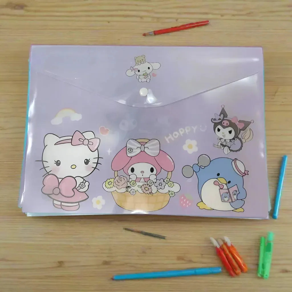 Sanrio Trendy A4 File Pouch - Bear Hugs