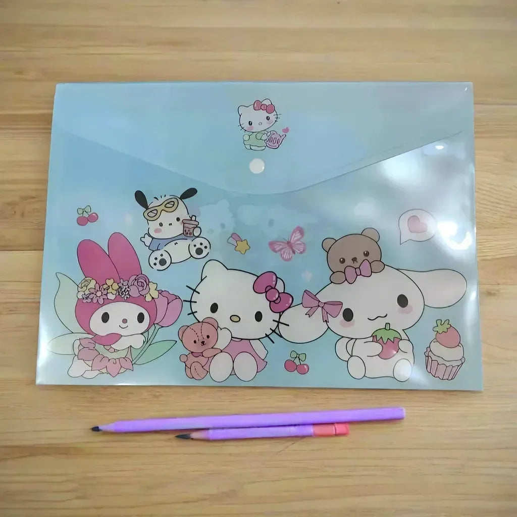 Sanrio Trendy A4 File Pouch - Bear Hugs
