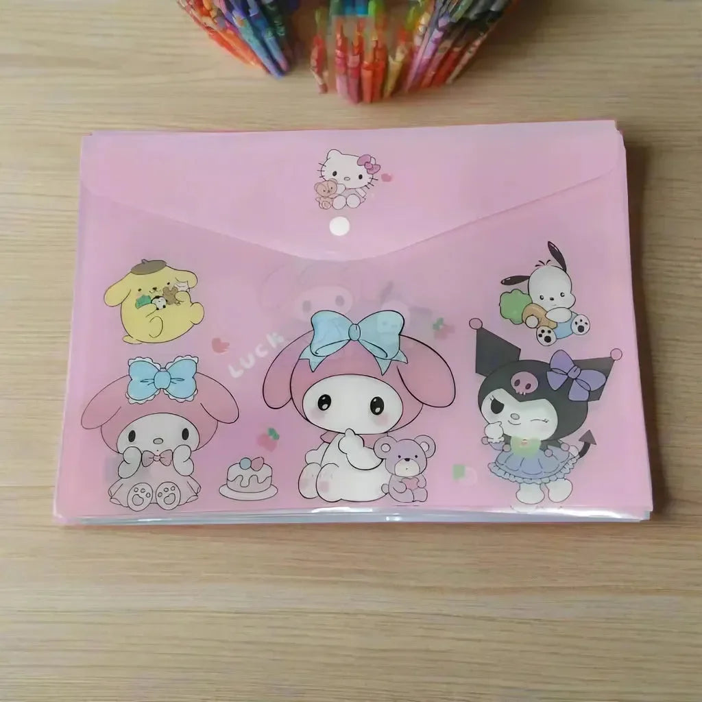 Sanrio Trendy A4 File Pouch - Bear Hugs