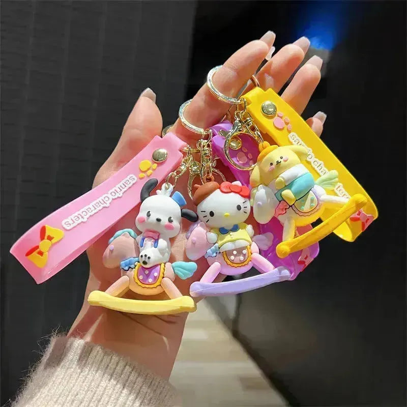 Sanrio Trojan Horse 3D Keychain - Bear Hugs