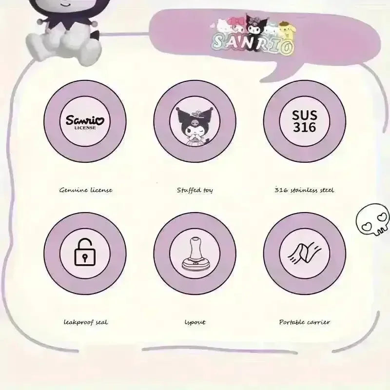 Sanrio Whammy Hello Kitty Insulated Bottle (430 ml) - Bear Hugs