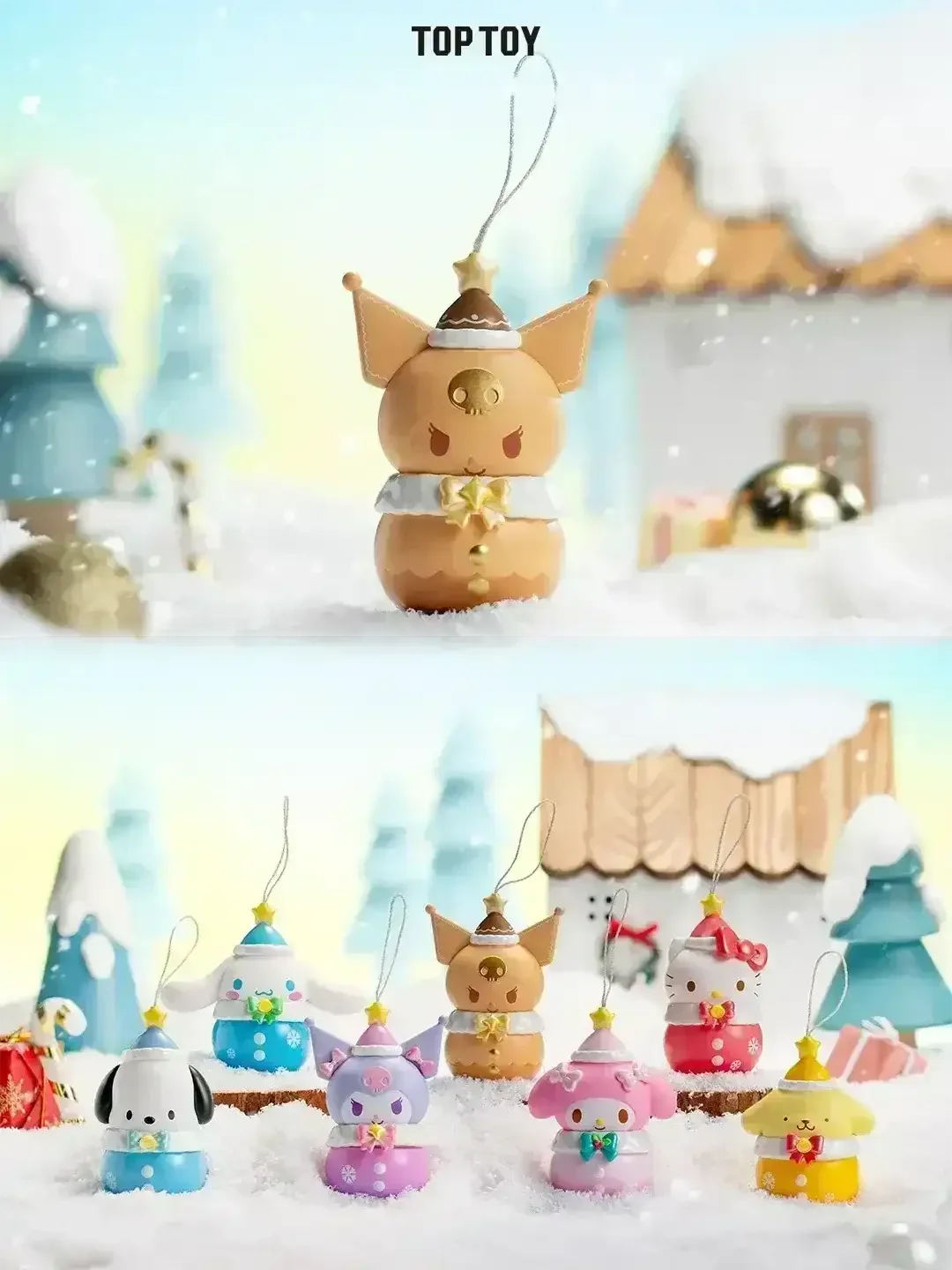 Sanrio Winter Water Sound Bell Blind Box - Bear Hugs