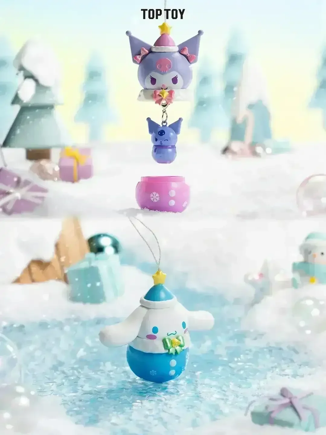 Sanrio Winter Water Sound Bell Blind Box - Bear Hugs