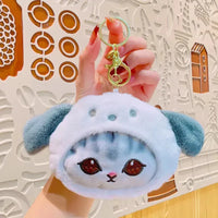 Sanrio x Mofusand Face Shot Plush Keychain - Bear Hugs