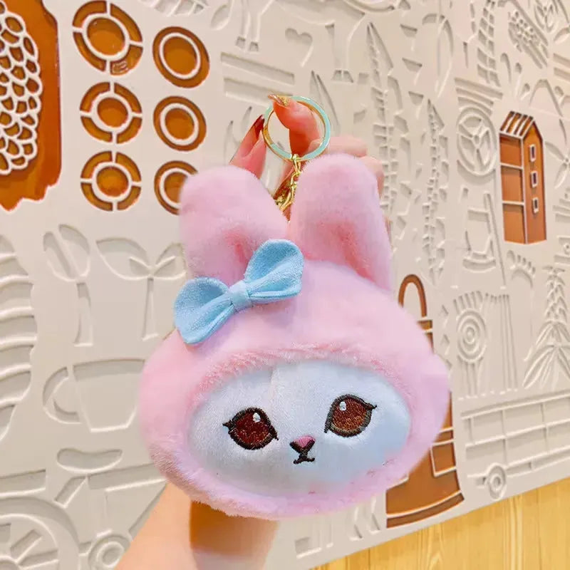 Sanrio x Mofusand Face Shot Plush Keychain - Bear Hugs