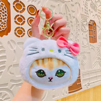 Sanrio x Mofusand Face Shot Plush Keychain - Bear Hugs