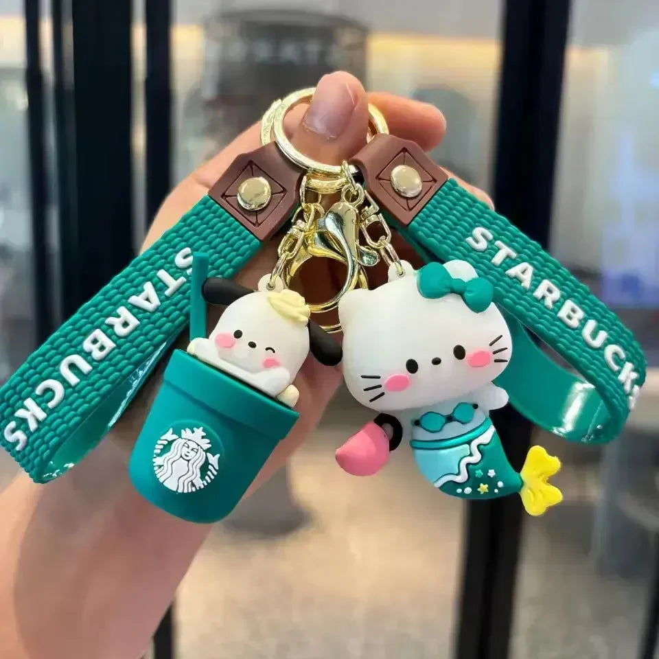 Sanrio x Starbucks Coffee Break Keychain - Bear Hugs