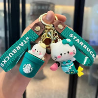 Sanrio x Starbucks Coffee Break Keychain - Bear Hugs
