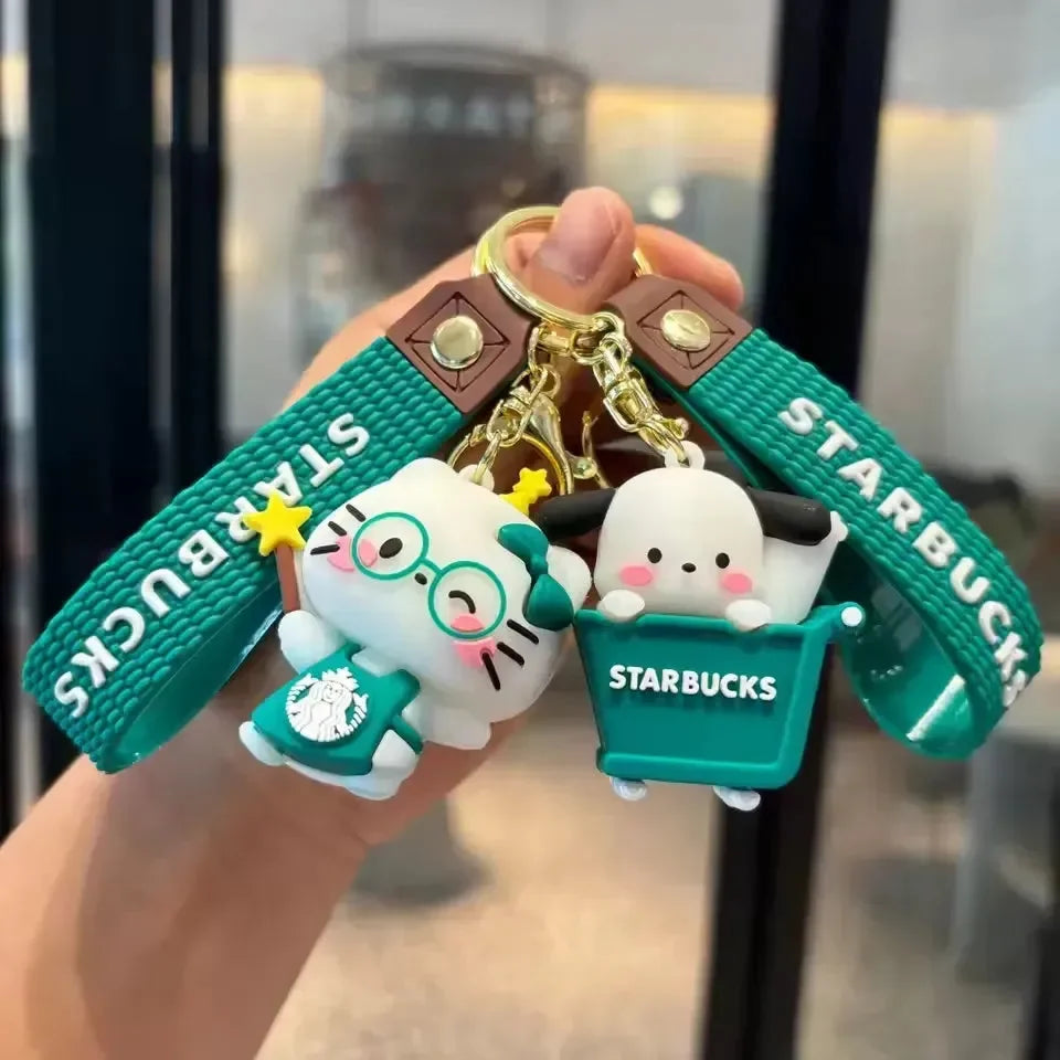 Sanrio x Starbucks Coffee Break Keychain - Bear Hugs