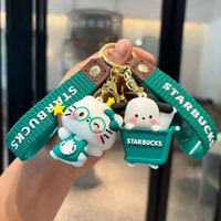Sanrio x Starbucks Coffee Break Keychain - Bear Hugs