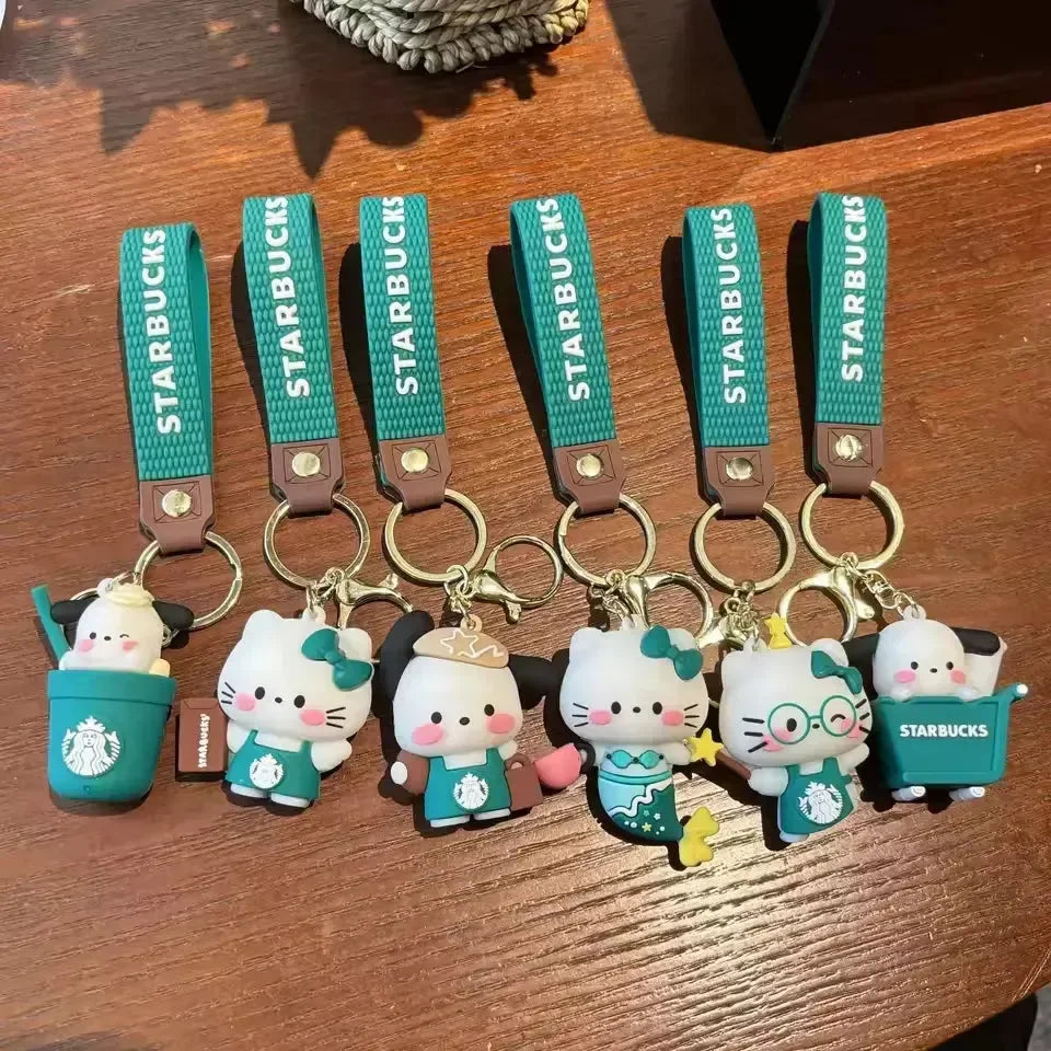 Sanrio x Starbucks Coffee Break Keychain - Bear Hugs