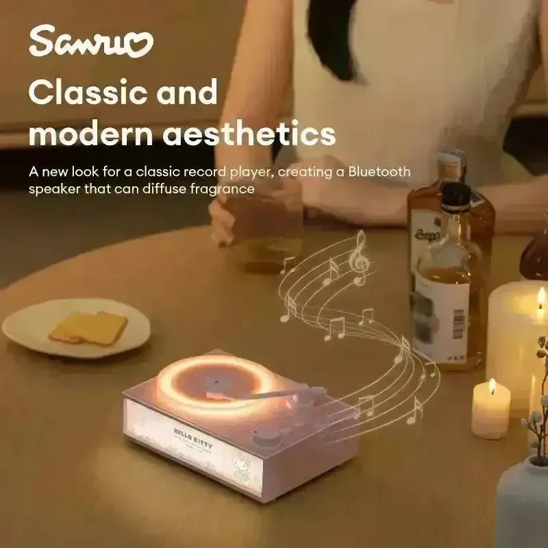 Sanrio YP-86 Retro Vinyl Bluetooth Speaker - Bear Hugs