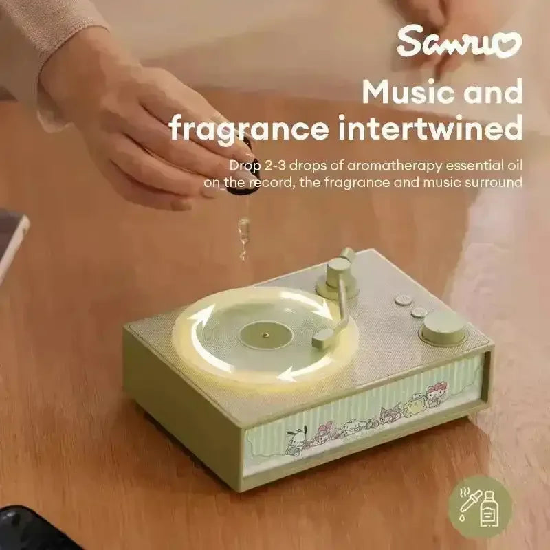 Sanrio YP-86 Retro Vinyl Bluetooth Speaker - Bear Hugs