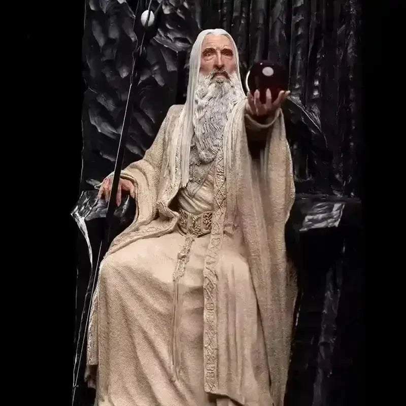Saruman on Throne Collector's Action Figure - Bear Hugs