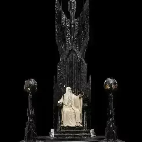 Saruman on Throne Collector's Action Figure - Bear Hugs
