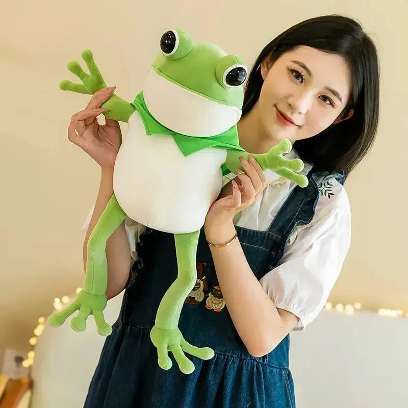 45 cm Scarf Frog Plush Toy - Main Image