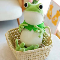 Scarf Frog Plush Toy - Bear Hugs