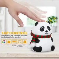 Scarf Panda Glow Silicon Lamp - Bear Hugs