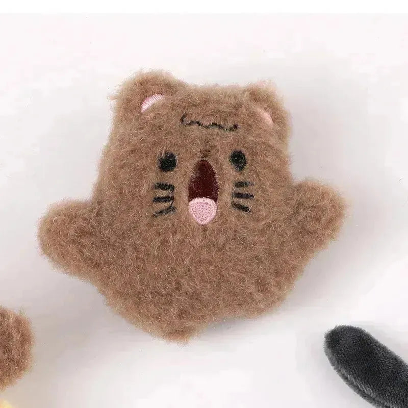 Screaming Animals Plush Keychain - Bear Hugs